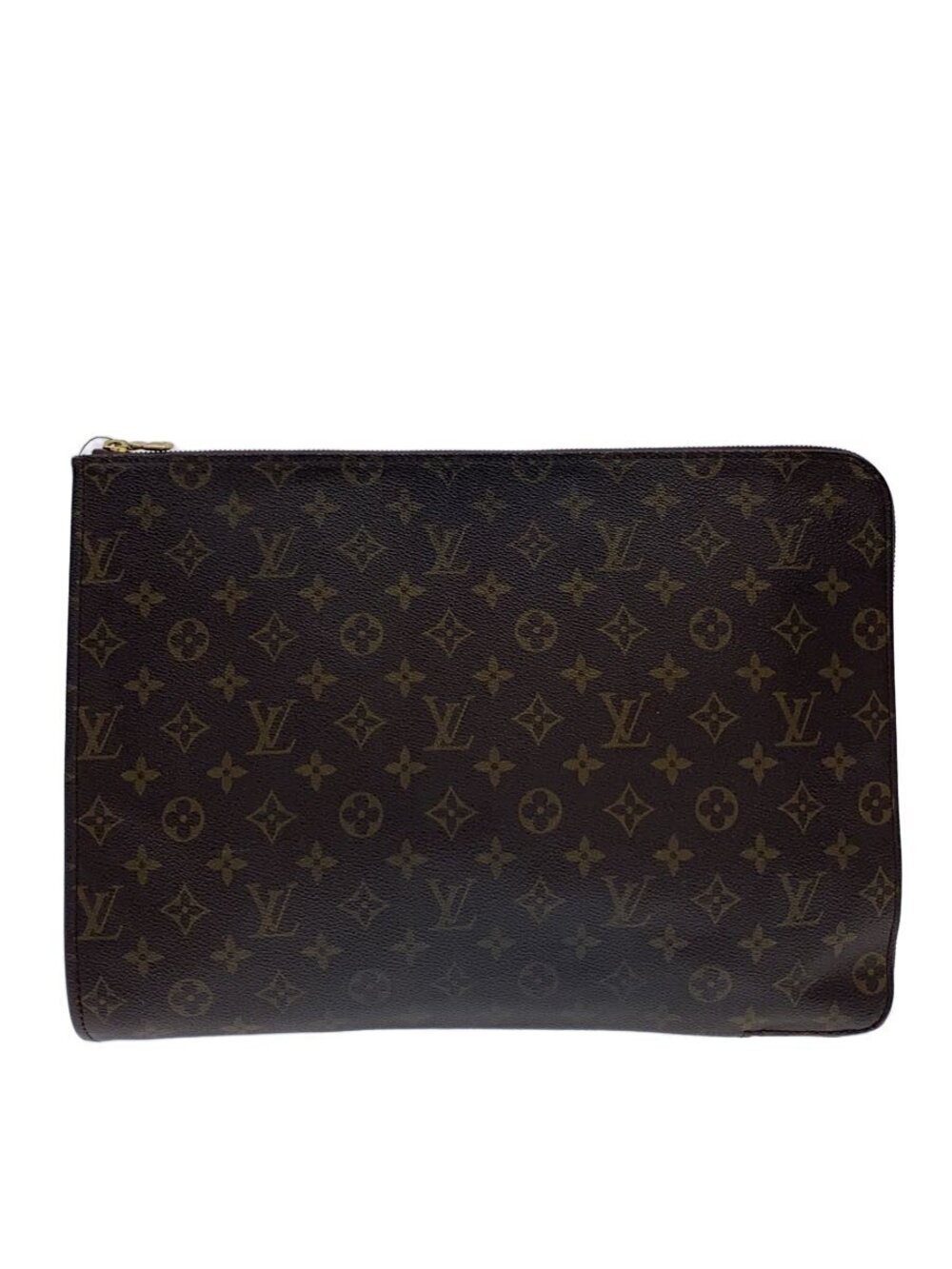 LOUIS VUITTON Bag Leather Brown Monogram
